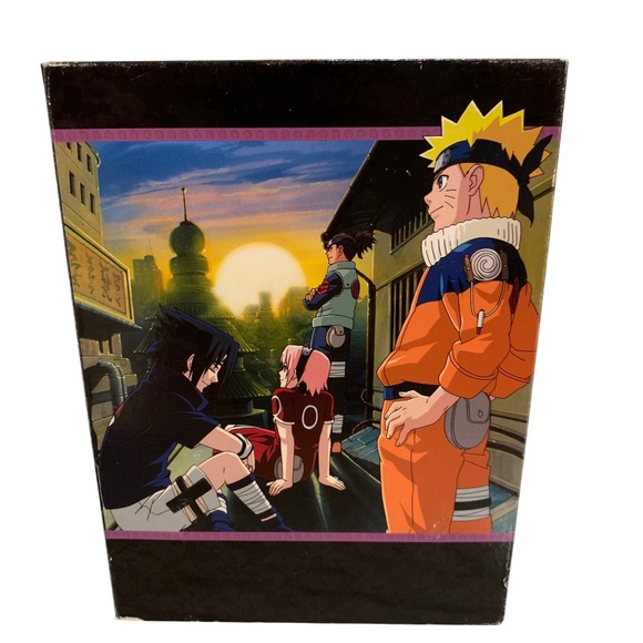 Shonen Jump Naruto Uncut Box Set 4 DVD 3 Discs Episodes 39-52 2002 Tested Works - Picture 2 of 6